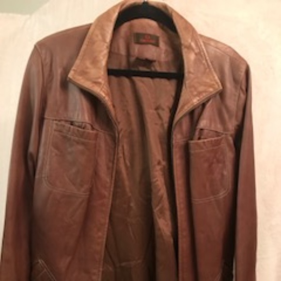 Danier Other - RUSTIC Brown Leather Jacket